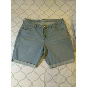 Old Navy light blue denim shorts
